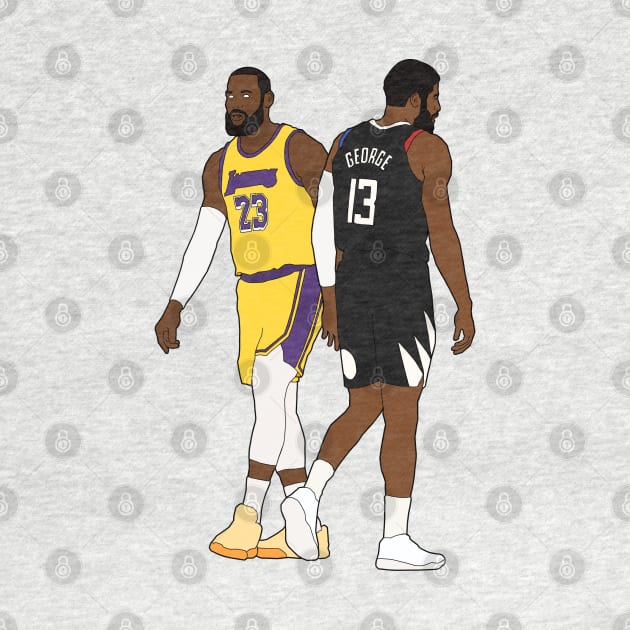 Lebron and Paul George by whelmd